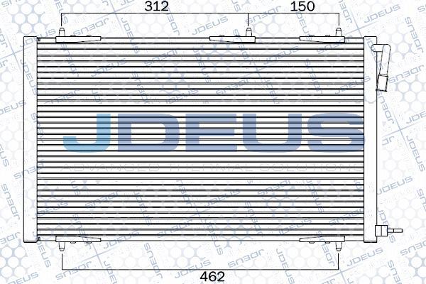 Jdeus 721M50 - Конденсатор кондиционера autodnr.net