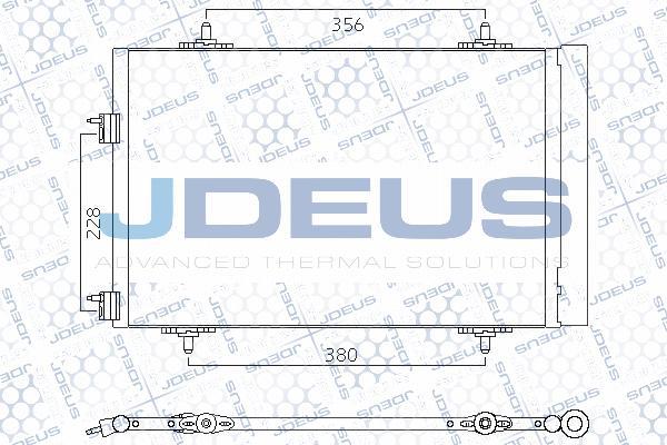 Jdeus 721M51 - Конденсатор, кондиціонер autocars.com.ua