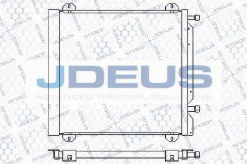 Jdeus 723M12 - Конденсатор, кондиціонер autocars.com.ua