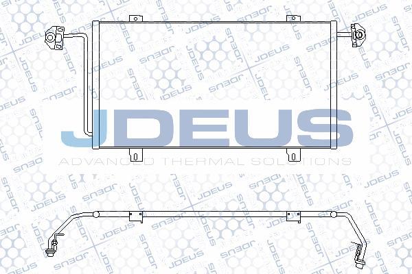 Jdeus 723M28 - Конденсатор, кондиціонер autocars.com.ua