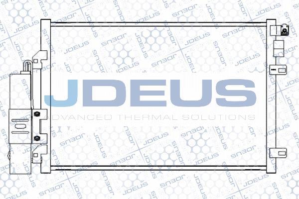 Jdeus 723M40 - Конденсатор, кондиціонер autocars.com.ua