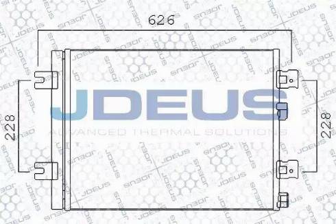 Jdeus 723M56 - Конденсатор кондиционера autodnr.net