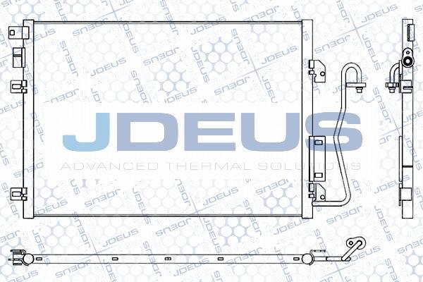 Jdeus 723M72 - Конденсатор, кондиціонер autocars.com.ua