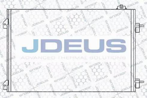 Jdeus 723M82 - Конденсатор, кондиціонер autocars.com.ua