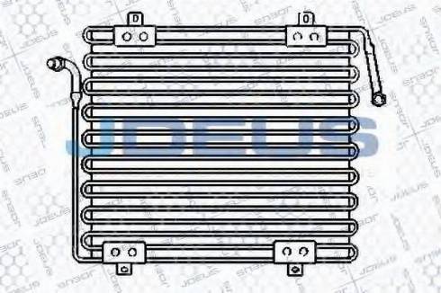 Jdeus 723V21 - Конденсатор, кондиціонер autocars.com.ua