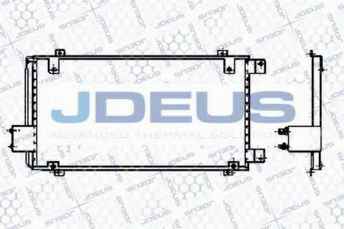 Jdeus 723V31 - Конденсатор, кондиціонер autocars.com.ua