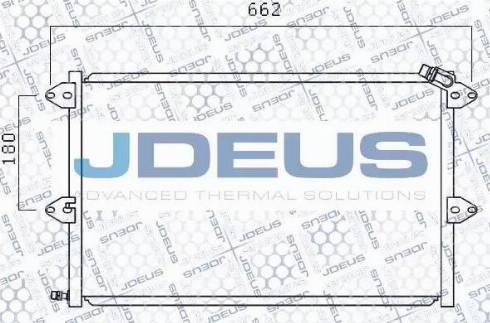 Jdeus 725M11 - Конденсатор, кондиціонер autocars.com.ua