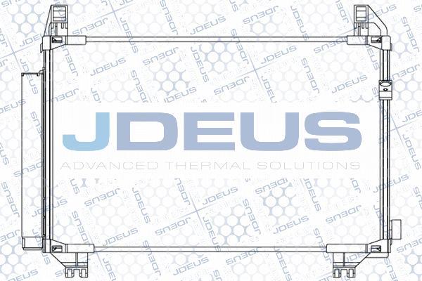 Jdeus 728M67 - Конденсатор, кондиціонер autocars.com.ua