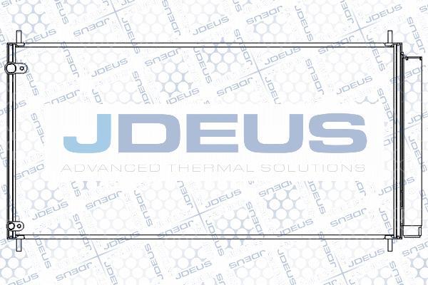 Jdeus 728M69 - Конденсатор, кондиціонер autocars.com.ua