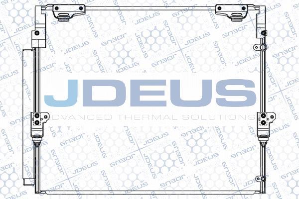Jdeus 728M77 - Конденсатор, кондиціонер autocars.com.ua