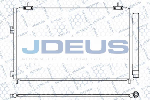 Jdeus 728M91 - Конденсатор, кондиціонер autocars.com.ua