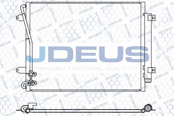 Jdeus 730M41 - Конденсатор, кондиціонер autocars.com.ua