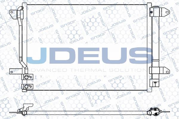 Jdeus 730M45 - Конденсатор, кондиціонер autocars.com.ua