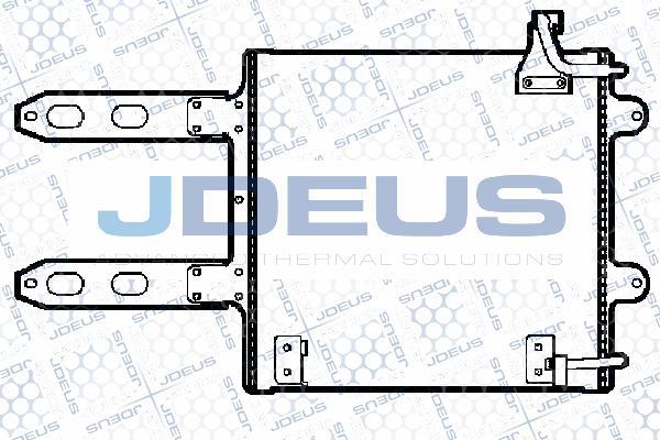 Jdeus 730M49 - Конденсатор, кондиціонер autocars.com.ua