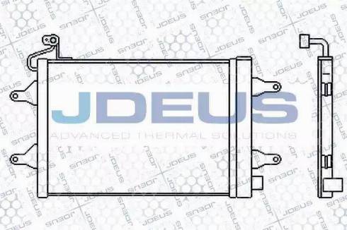 Jdeus 738M02 - Конденсатор, кондиціонер autocars.com.ua