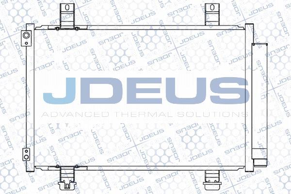 Jdeus 742M26 - Конденсатор, кондиціонер autocars.com.ua