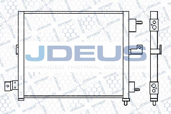 Jdeus 754M09 - Конденсатор кондиционера autodnr.net