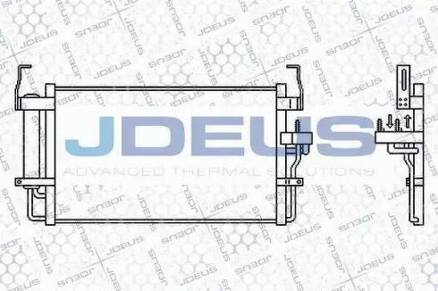 Jdeus 754M26 - Конденсатор, кондиціонер autocars.com.ua