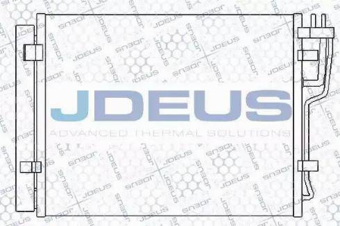 Jdeus 754M28 - Конденсатор, кондиціонер autocars.com.ua