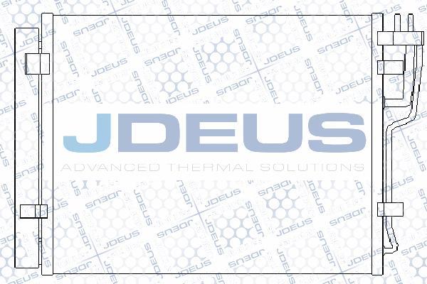 Jdeus 754M29 - Конденсатор, кондиціонер autocars.com.ua