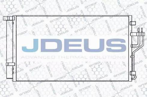 Jdeus 754M47 - Конденсатор, кондиціонер autocars.com.ua