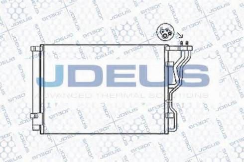 Jdeus 754M53 - Конденсатор, кондиціонер autocars.com.ua