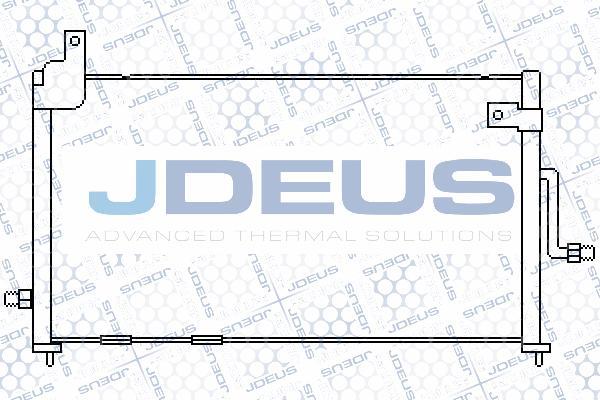Jdeus 756M07 - Конденсатор кондиционера autodnr.net