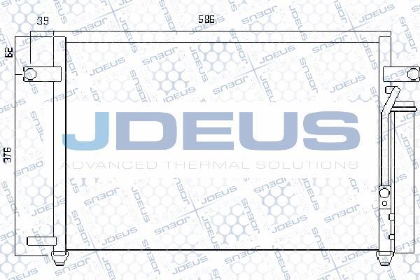 Jdeus 756M08 - Конденсатор кондиционера autodnr.net