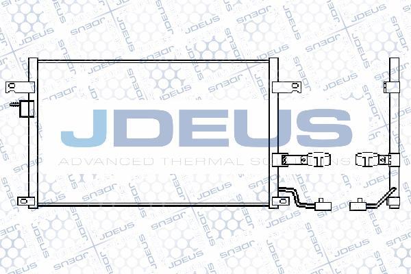 Jdeus 756M09 - Конденсатор, кондиціонер autocars.com.ua