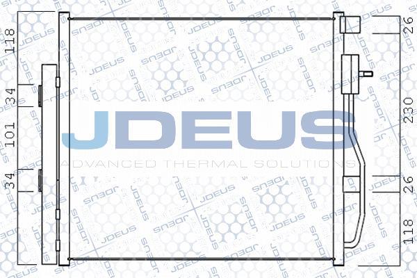 Jdeus 756M15 - Конденсатор кондиционера autodnr.net