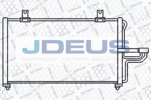 Jdeus 765M01 - Конденсатор, кондиціонер autocars.com.ua