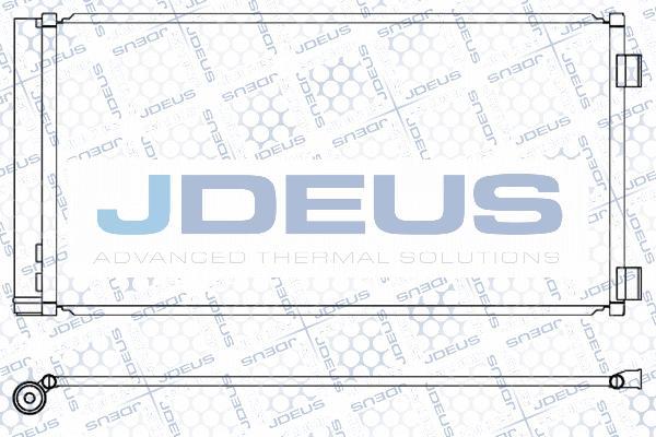 Jdeus 770M04 - Конденсатор, кондиціонер autocars.com.ua