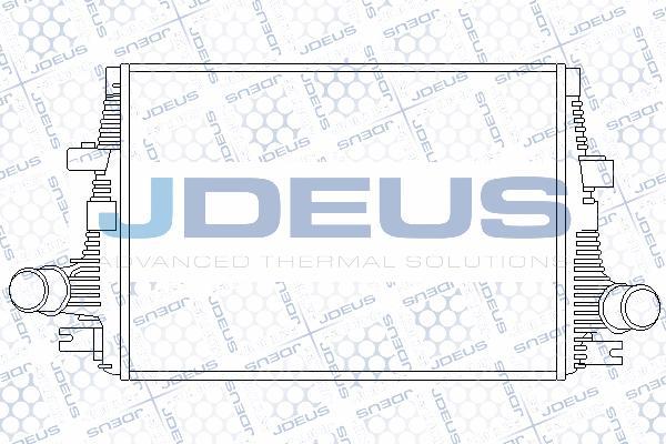 Jdeus 800M08A - Интеркулер, теплообменник турбины autodnr.net