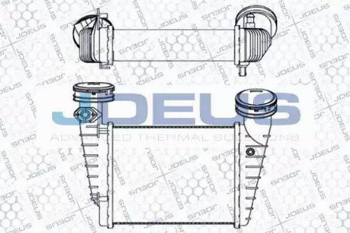 Jdeus 801M20A - Интеркулер, теплообменник турбины autodnr.net