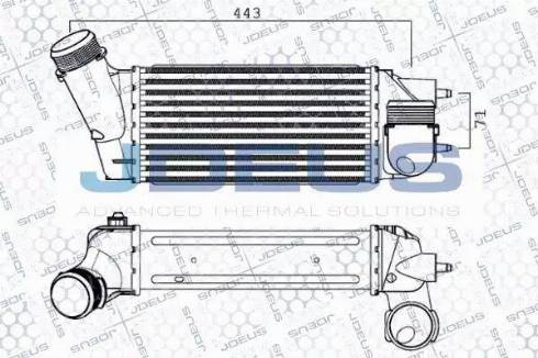 Jdeus 807M38A - Интеркулер autocars.com.ua