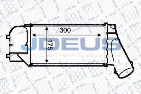 Jdeus 807M38 - Интеркулер autocars.com.ua