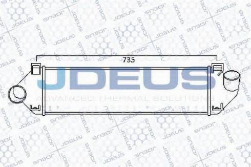 Jdeus 812M14 - Интеркулер autocars.com.ua