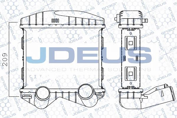 Jdeus 817M40A - Интеркулер autocars.com.ua