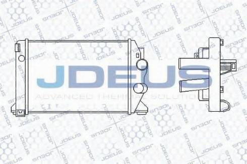 Jdeus 817M44 - Интеркулер, теплообменник турбины autodnr.net