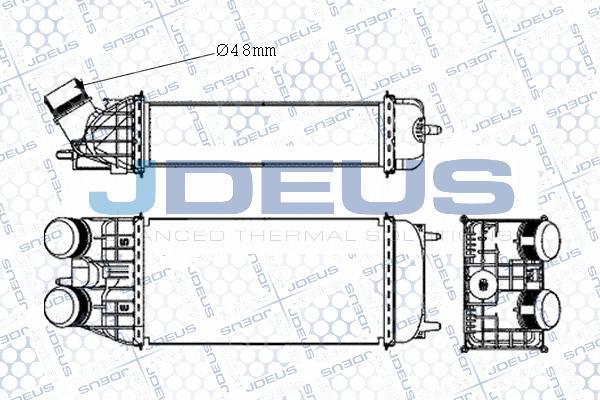 Jdeus 821M41A - Интеркулер autocars.com.ua