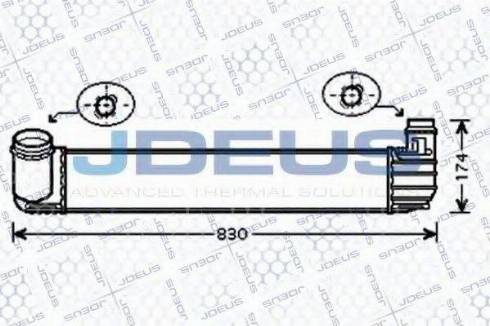 Jdeus 823M91 - Интеркулер autocars.com.ua