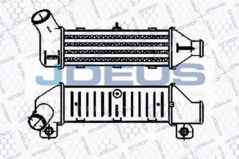 Jdeus 825B16 - Интеркулер autocars.com.ua