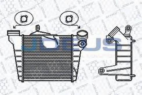 Jdeus 825M27 - Интеркулер autocars.com.ua