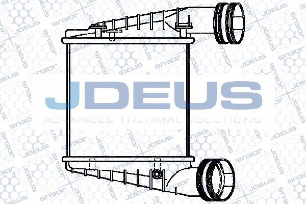 Jdeus 830M16A - Интеркулер, теплообменник турбины autodnr.net