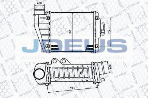 Jdeus 830N33 - Интеркулер autocars.com.ua