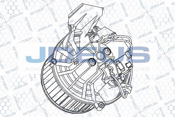 Jdeus BL0070001 - Вентилятор салону autocars.com.ua
