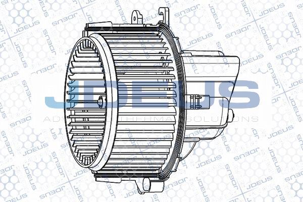 Jdeus BL0070007 - Вентилятор салону autocars.com.ua