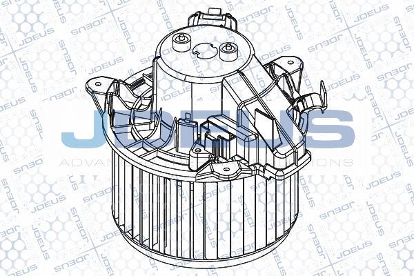 Jdeus BL0110015 - Вентилятор салону autocars.com.ua