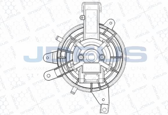 Jdeus BL0110040 - Вентилятор салону autocars.com.ua