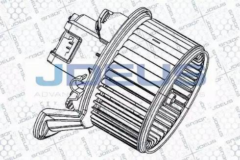 Jdeus BL0200006 - Електродвигун, вентиляція салону autocars.com.ua
